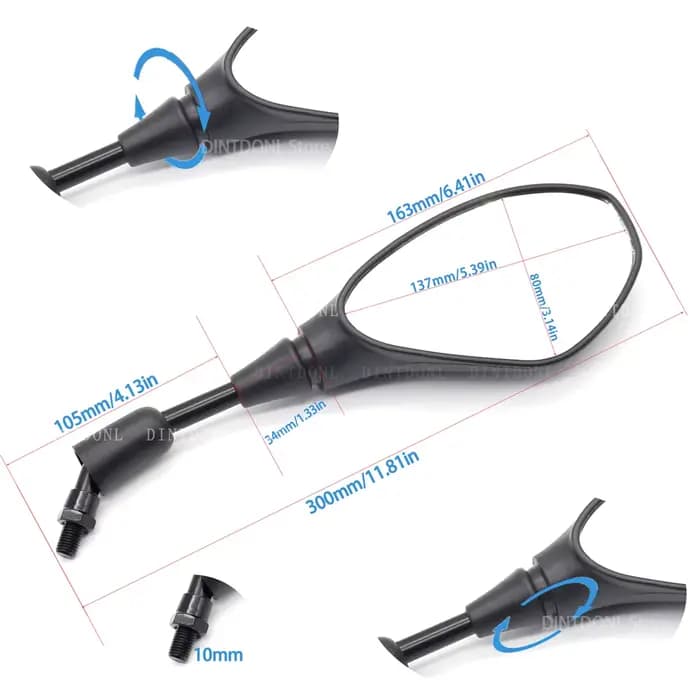 Accessoires de rétroviseur de moto, BMW R1200, R1250GS, F650, F750, F850, F700, F800, G310, GS, Grav