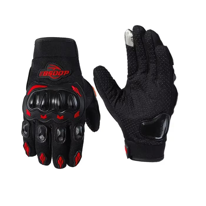 Gants de moto d'été respirants, doigt complet, Protection pour Sports de plein air, imperméables, ac