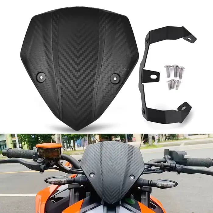 Duke790 Duke890 déflecteur de vent de pare-brise de moto pour K-TM DUKE 790 890 2018 2019 2020 2021