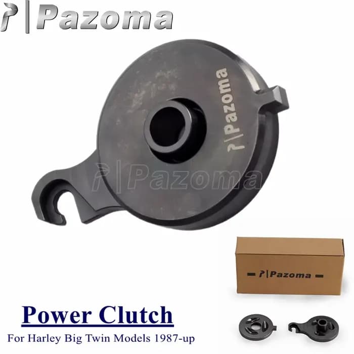 PAZOMA – embrayage électrique de moto en acier inoxydable, pour Harley Dyna Softail Touring, grand m