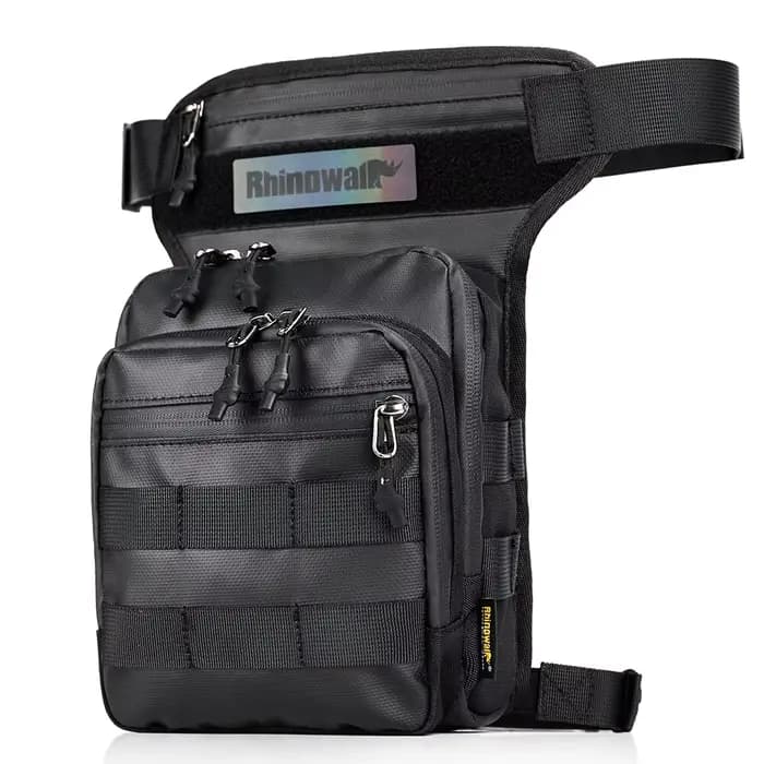 Rhinowalk moto goutte jambe sac cuisse ceinture taille sac multifonction moto tactique voyage cellul