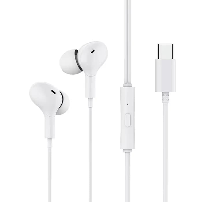 Écouteurs filaires USB Type C HiFi, casque intra-auriculaire audio haute résolution avec micro, casq