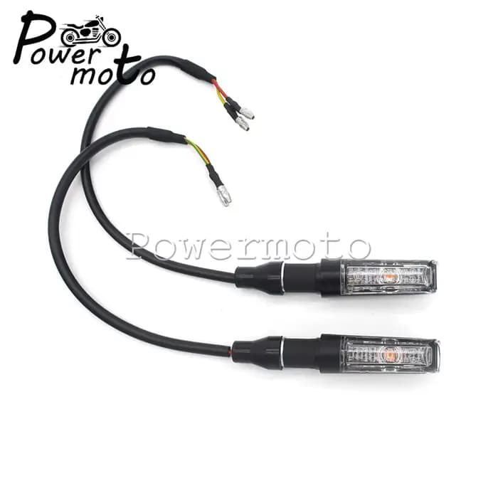 Clignotant LED universel étanche e-mark pour motos, coque en aluminium, pour Harley, Honda, Kawasaki
