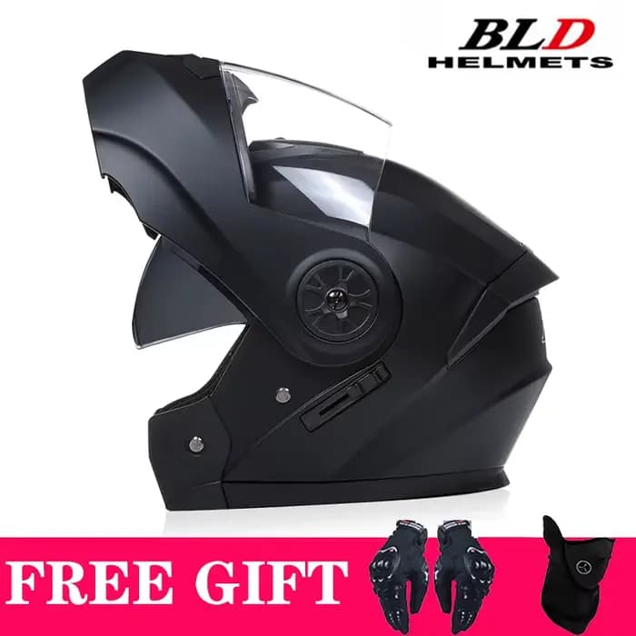 Casque de Moto Cross à double lentille, visière intérieure de sécurité, rabat modulaire, pour hommes