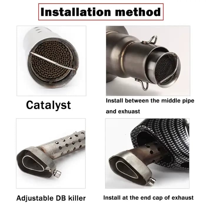 Silencieux d'accès moto, Catepik DB Killer, Silformerly Noise Sound Eliminator, AkHeavy accueilli c