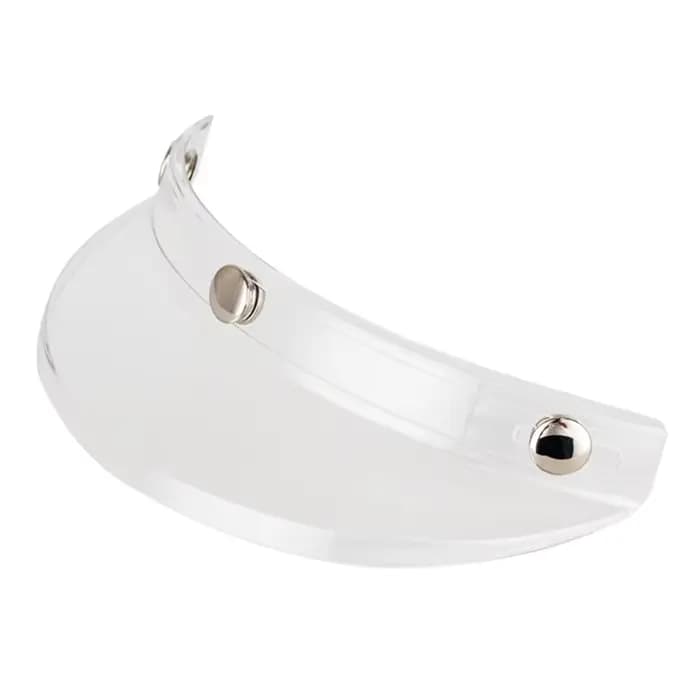 Hurbike-Pare-vent rabattable pour casque, visière à visière à 3 boutons pression, lentille de protec
