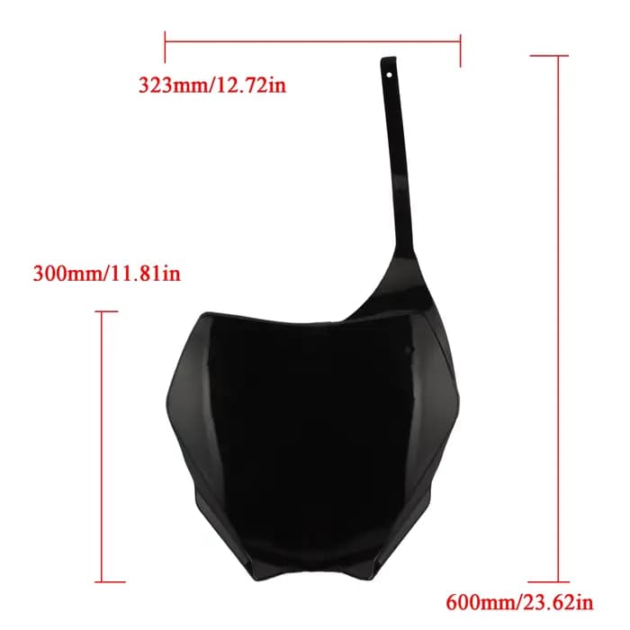 Carénage de plaque d'immatriculation avant de Motocross, pour Yamaha YZ250F YZ450F YZ125 YZ250 WR450