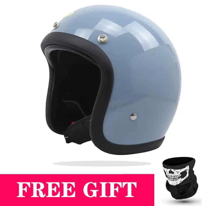 Véritable Vintage TT & COCASCOS mode Moto casque rétro Scooter équitation visage ouvert 3/4 Jet Casc