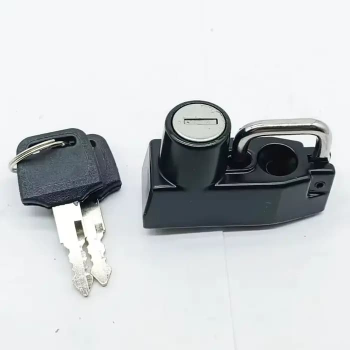 Serrure de casque de moto pour Yamaha SR250 SR400 SR500 XV250 XV700 1100 TW200 noir