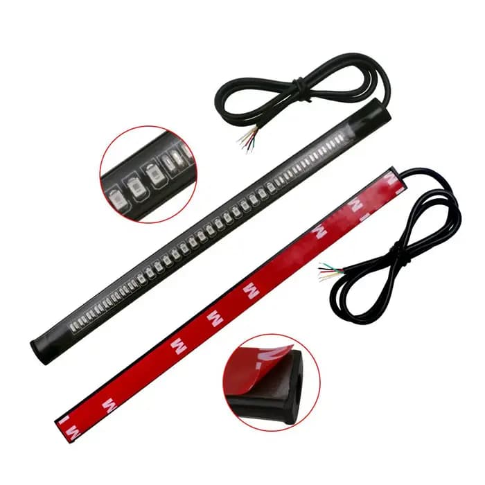 Bande de barre lumineuse Flexible pour moto, 48 LED, frein arrière pour Indian Scout Bobber Mt 09 Ke