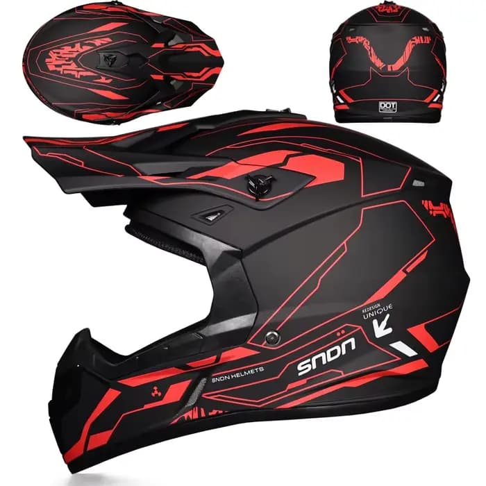 ORZ nouveau produit moto hors route casque vélo vitesse goutte DH casque complet piste rallye Kart c