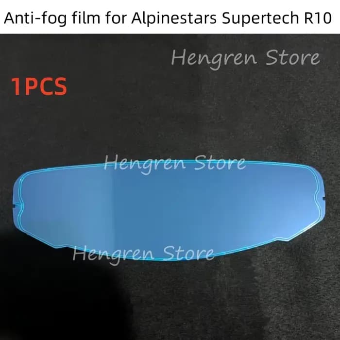 Film Anti-buée pour Alpinestars Supertech R10, Film autocollant, Patch transparent pour casque de mo