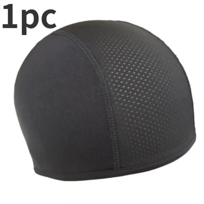 1/2 pièces casque de moto casquette intérieure chapeau séchage rapide respirant chapeau casquette de