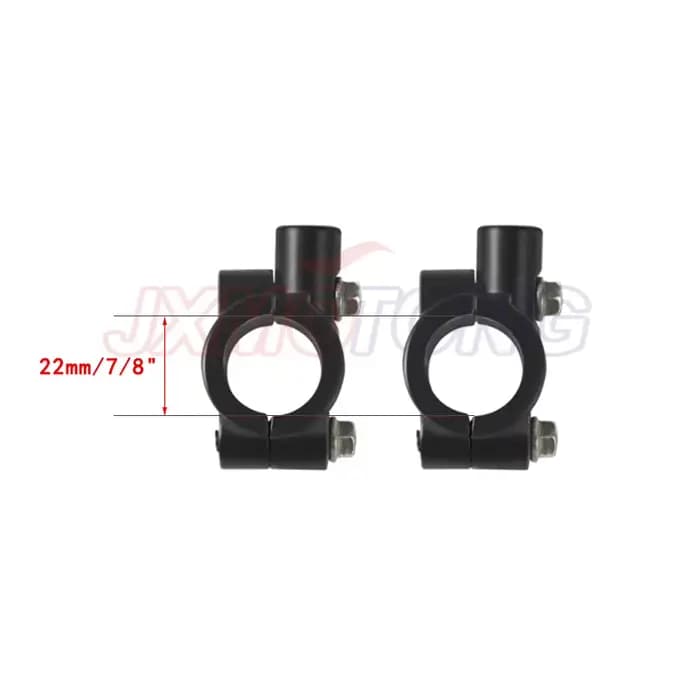 Kit de phares de barre lumineuse LED pour motos, avec supports de montage et interrupteur, pour guid