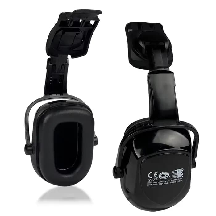 Protège-oreilles montés sur casque CE ANSI AS/NZS SNR 30dB NRR 25dB, réduction du bruit pour casque