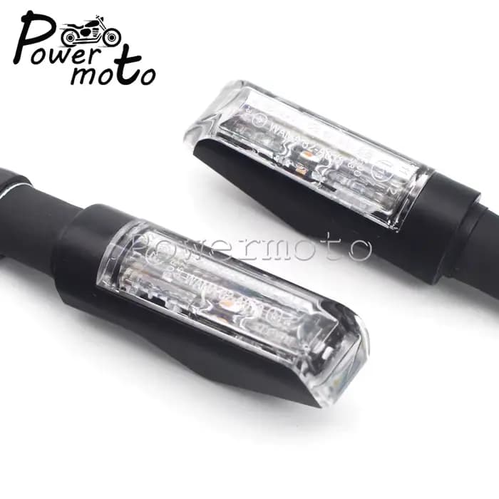 Clignotant LED universel étanche e-mark pour motos, coque en aluminium, pour Harley, Honda, Kawasaki
