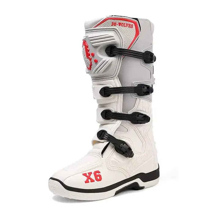 Bottes de motocross tout-terrain, bottes de moto antidérapantes, chaussures de piste tout-terrain, é