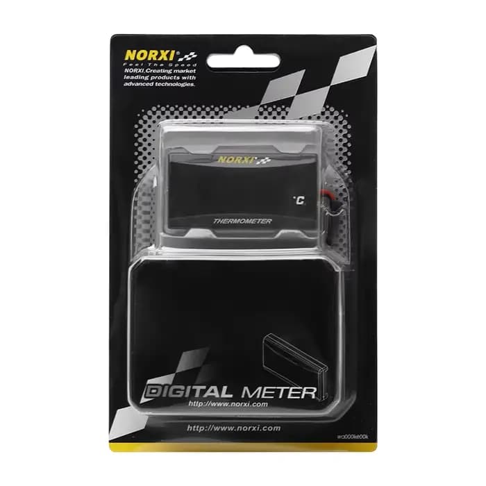 Capteur de température de culasse de moto norxi mini carré instrument numérique humidité pour moto n