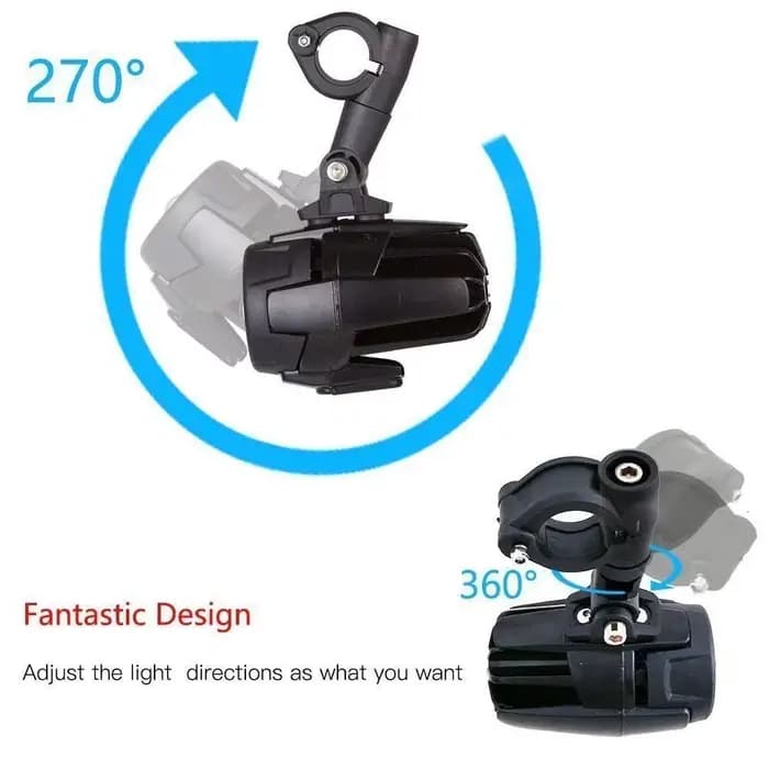 Lampe auxiliaire LED 40W 6000K, 2 pièces, Kits de feux de conduite antibrouillard Super lumineux, am