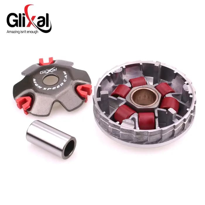 Glixal GY6 – Kit de variateur de course haute Performance, avec poids de rouleau de 6.5 grammes pour