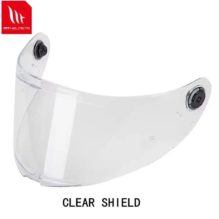 Remplacement de visière de casque MT Revenge 2 S – Bouclier MT-V-14B d'origine pour casques de moto