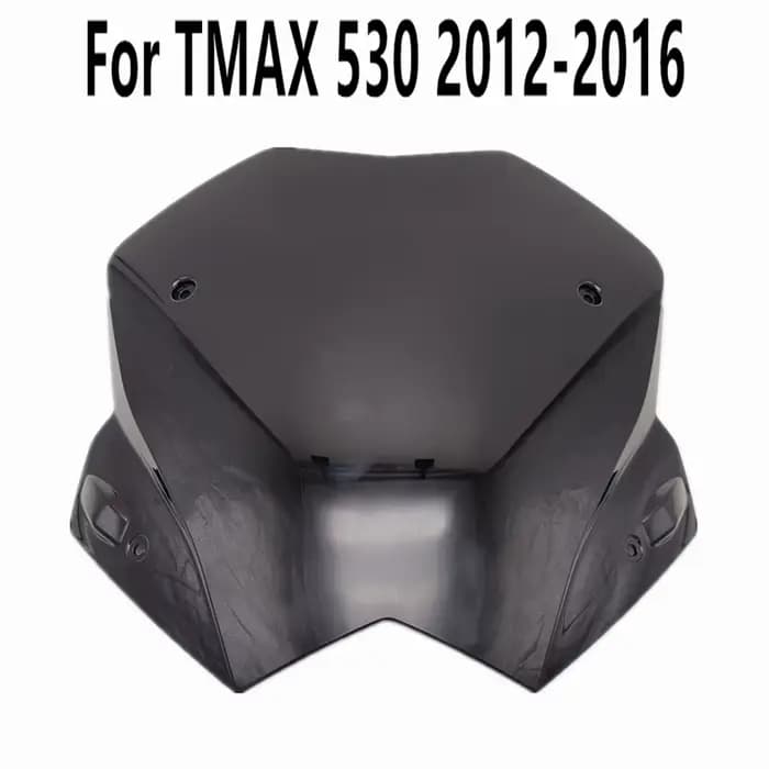 Déflecteur de vent noir transparent pour TMAX530 TMAX 530 2012-2013-2014-2015-2016, compatible YZF,