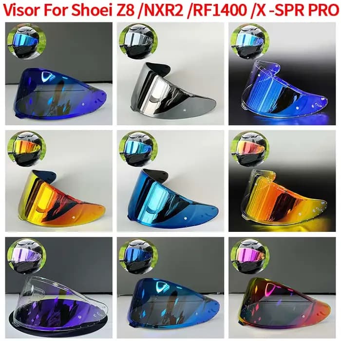 Visière X-F2 Z8 X15 pour SHOEI RF-1400 Z8 Z-8 CWR-F2, lunettes de casque de moto, visière de nuit