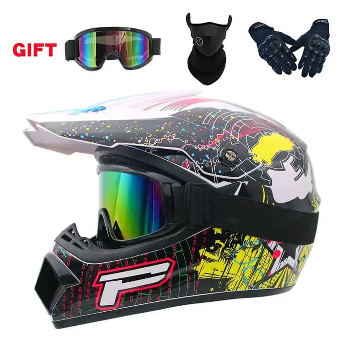 Casque de moto casque tout-terrain vélo descente AM DH casque croisé Capacete Motocross Casco Ш®лом
