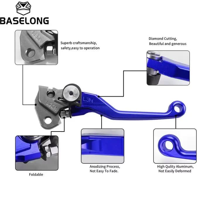 Motocross CNC Pivot Leviers D'embrayage De Frein Pour Yamaha YZ65 YZ80 YZ85 YZ125 YZ125X YZ250 YZ250