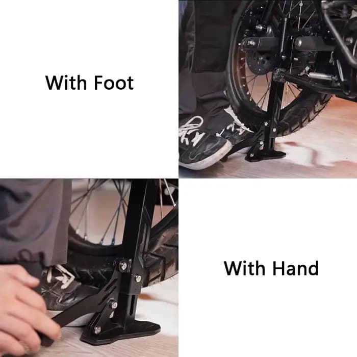 Support de levage de roue de moto, Portable, simple face, Support avant et arrière, outil de réparat