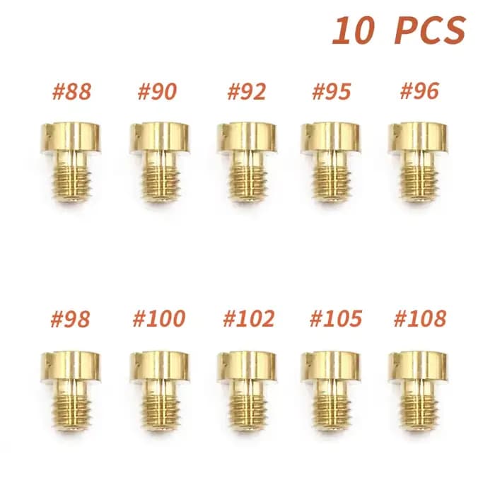 Jet principal de carburateur M5 pour Dellorto SHA SHB UA UB PHBG VHB-CS VHBT-CS # 30-140 Kits de Jet