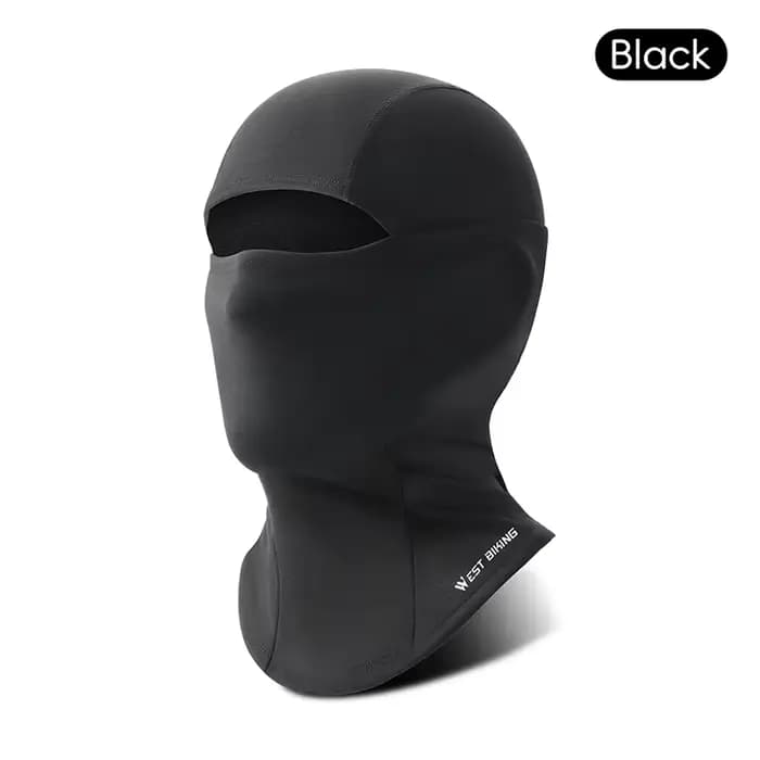 Cagoule thermique d'hiver WEST BIKING, haute élasticité, respirante, coupe-vent, pour cyclisme, doub
