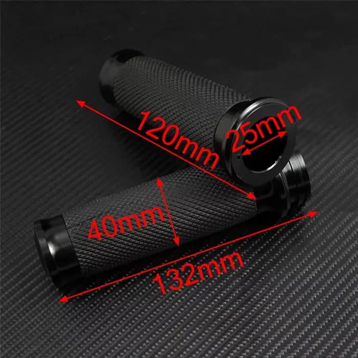 Poignées universelles pour moto, 1 ", 25mm, noires, pour Harley Touring Road King Dyna VRSC Sportste