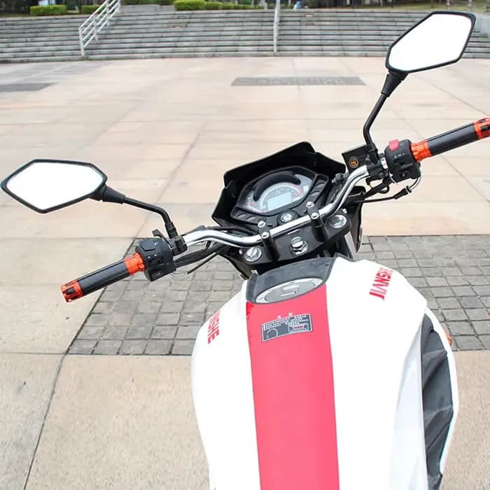 2 pièces/paire universel 8mm 10mm moto miroir Scooter e-bike rétroviseurs électromobile arrière côté