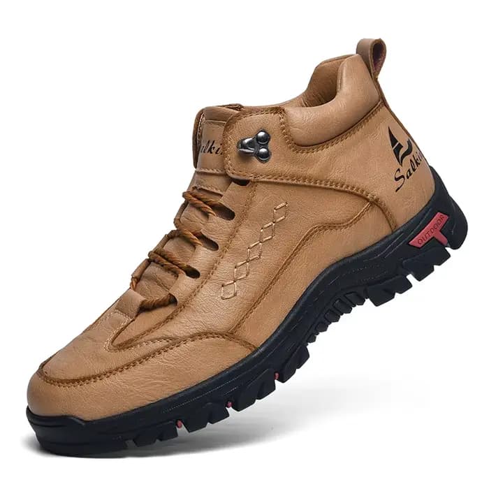 Bottes montantes à bout rond pour hommes, chaussures de randonnée en plein air à lacets, semelle épa