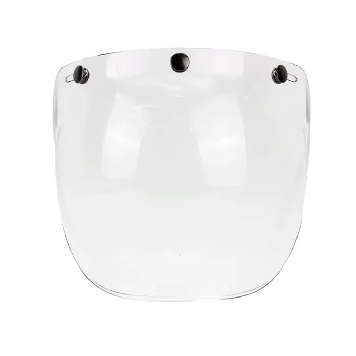 Casque de moto 3/4 ouvert avec visière bulle unisexe toutes saisons léger confortable coupe-vent rét
