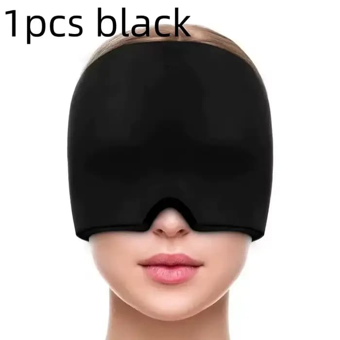 Chapeau de soulagement de la Migraine, Gel rafraîchissant pour le visage réglable, thérapie chaude e