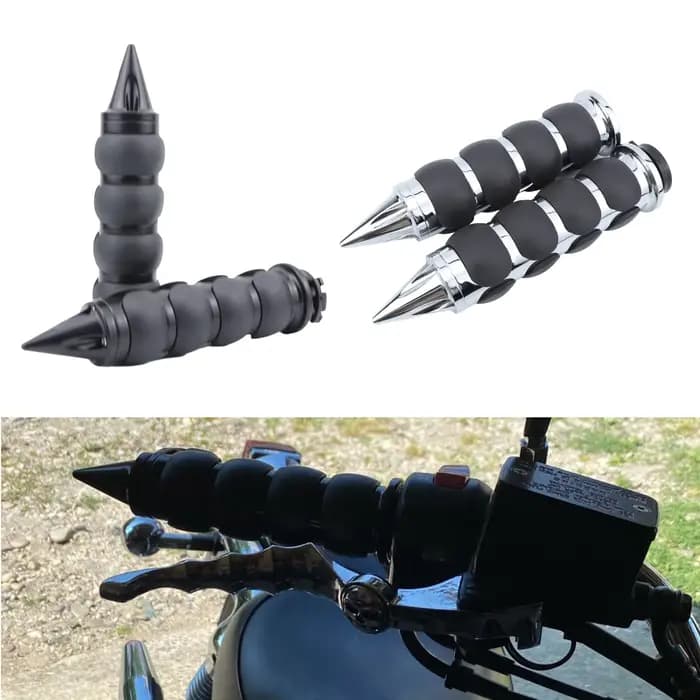 25mm 1 "moto guidon poignée barre fin poignées pour Harley Cruiser Chopper personnalisé Suzuki Boule