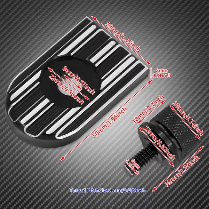 Kit universel de languette d'écrou de vis de boulon de siège de garde-boue arrière de moto, couvercl