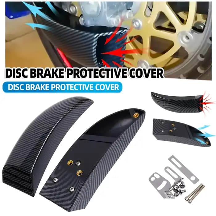 Accessoires de moto conduits d'air à disque avant système de conduits de couvercle de refroidissemen