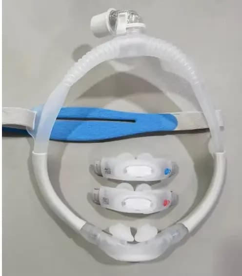 Resmed Airfit P30i masque d'oreillers nasaux masque CPAP comprend sangle, cadre, coussin d'oreiller