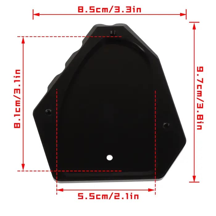 Pour Honda NT1100 NT 1100 nt1100 2021-2023 moto CNC béquille plaque d'extension pied béquille latéra