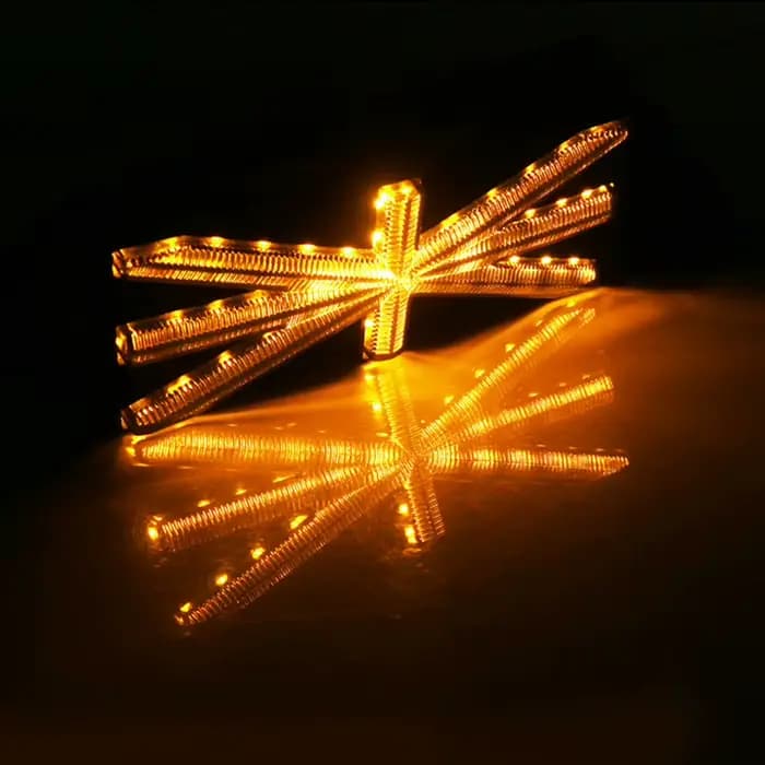 IJDM-Clignotant dynamique séquentiel à LED, feu de position latéral pour garde-boue, ambre, assembla