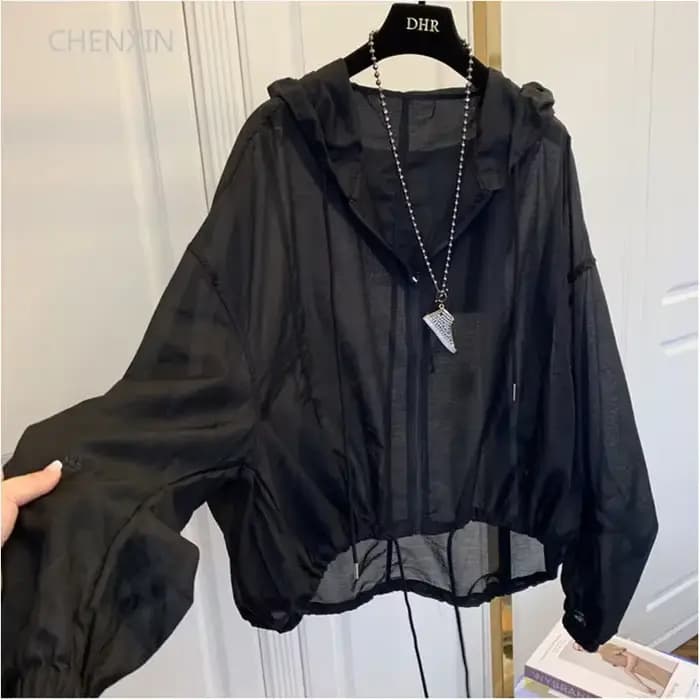Vestes à Capuche pour Femme, Vêtements d'Extérieur Légers et Respirants, avec Fermeture Éclair Résis
