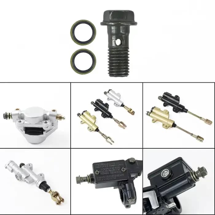 Tube de tuyau d'embrayage de frein hydraulique universel en acier pour moto M10, pour Dirt Bike, ATV