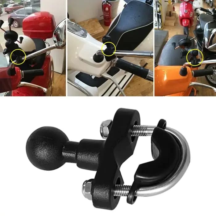 Accessoires de guidon de moto, Kit de Base de montage de boulon en U, support de pince à bille de 2.