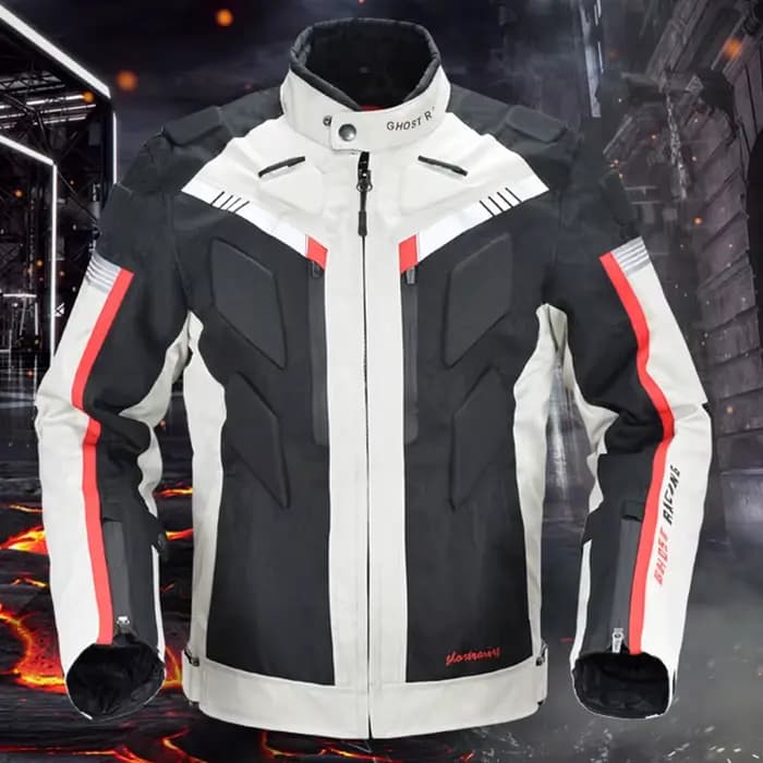 GHOST RACING veste de course de moto homme imperméable pantalon de vélo de saleté ensemble avec Prot