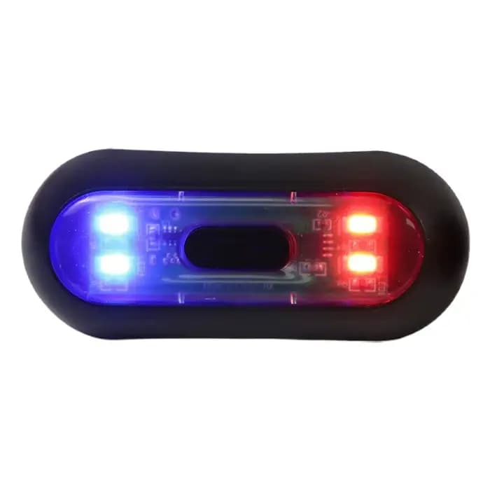 Lumière de casque de moto, feux arrière pour vélo, signal de sécurité pour casque de moto et de vélo