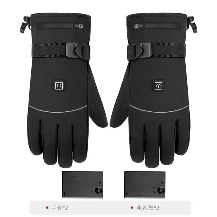 Gants électriques imperméables pour écran tactile, gants d'équitation, course de vélo de route, ski,
