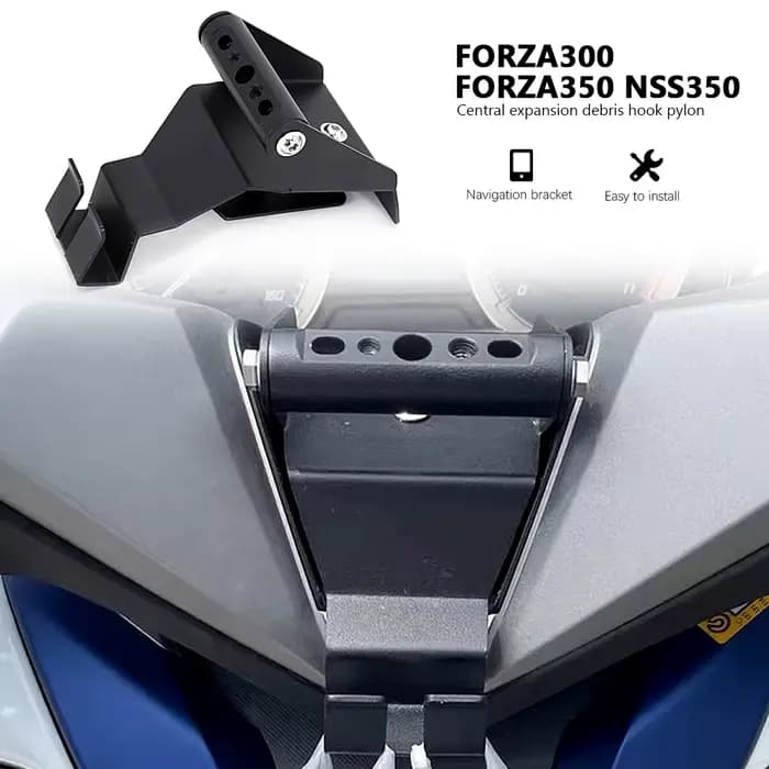 Support GPS pour téléphone portable, accessoires de moto, crochet de splendeur en un pour Honda Forz